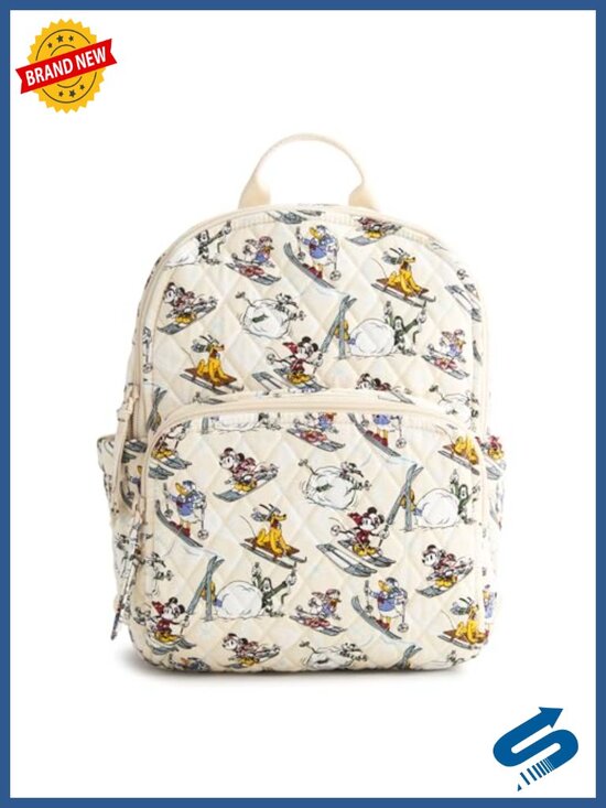 Premium Cotton Small Banbury Backpack – Quilted, 7x12x5 in, Zip Closure main image 4